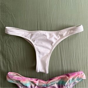 Victoria's Secret The Itsy Brazilian Bikini Bottom in White XS